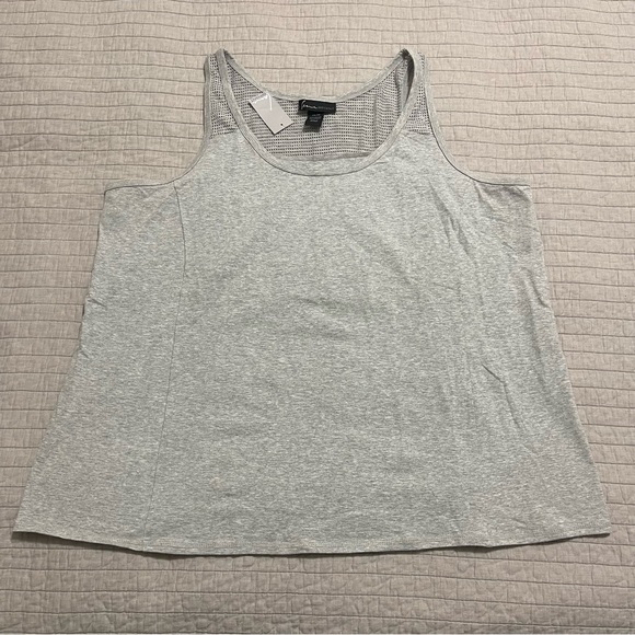 Lane Bryant Solid Grey Tank Top Size 26/28 - Picture 1 of 7